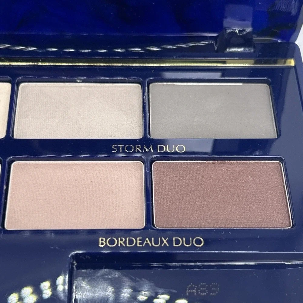 Vtg Estee Lauder Two in One Eyeshadow Palette STORM & BORDEAUX Duo EGGSHELL DUSK